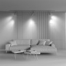 Трековый светильник MAYTONI ELTI DUO TR005-2-2X12W3K-BBS